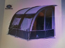 Caravan Awning, Sunncamp Ultima 260 Deluxe Platinum, Polyester, Blue/ Grey