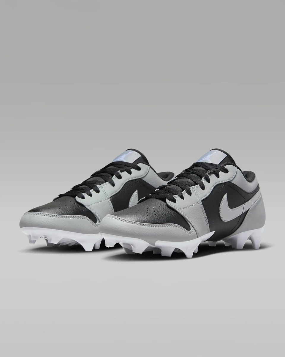 Nike Jordan 1 Low TD Cleat Shadow 2.0 Black Grey Cleats Men  display picture 3
