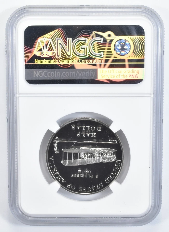 2003 P PF70 First Flight Commemorative Half Dollar NGC - Image 2 of 4