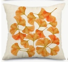 Mixed Colorful Fall Leaves Fall Throw Pillow Cover Holiday Home Decor