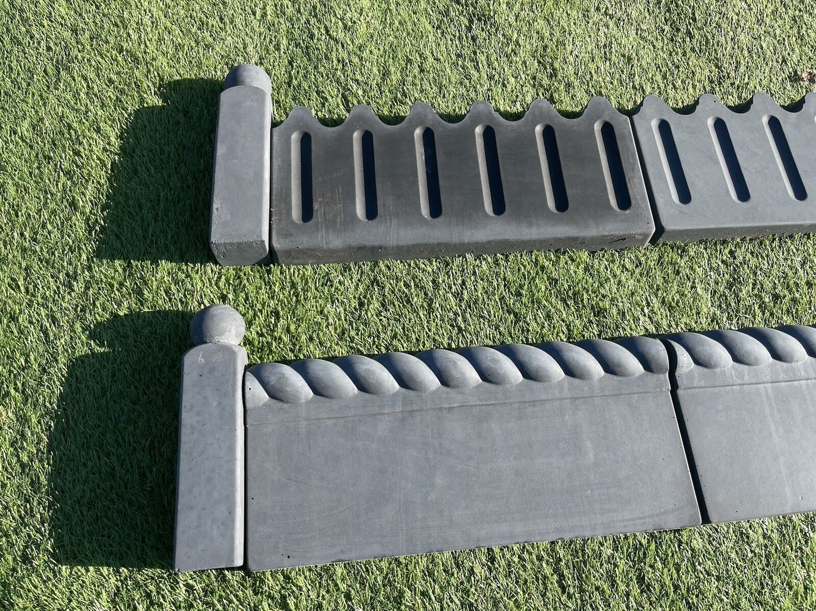 Rope Barely Twist Victorian Edging Patio Slab ,Grave Side ,Concrete