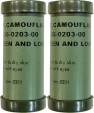 Woodland Green & Brown Camouflage Colors Paint Sticks 2-Pack