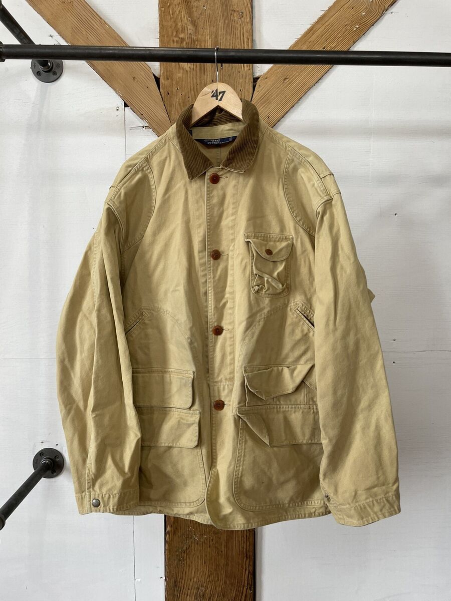 Large / Vtg Polo Ralph Lauren Hunting Jacket / Canvas Jacket Large / Vtg Polo Ralph Lauren Hunting Jacket / Canvas Jacket