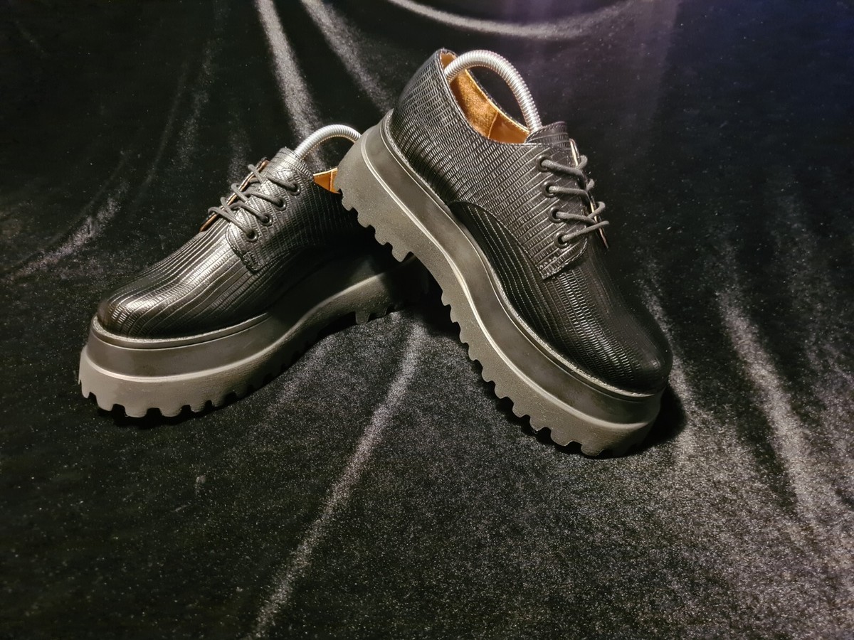 Loafers Asos Snakeskin Shoes Premium Clover Real Leather Loafers