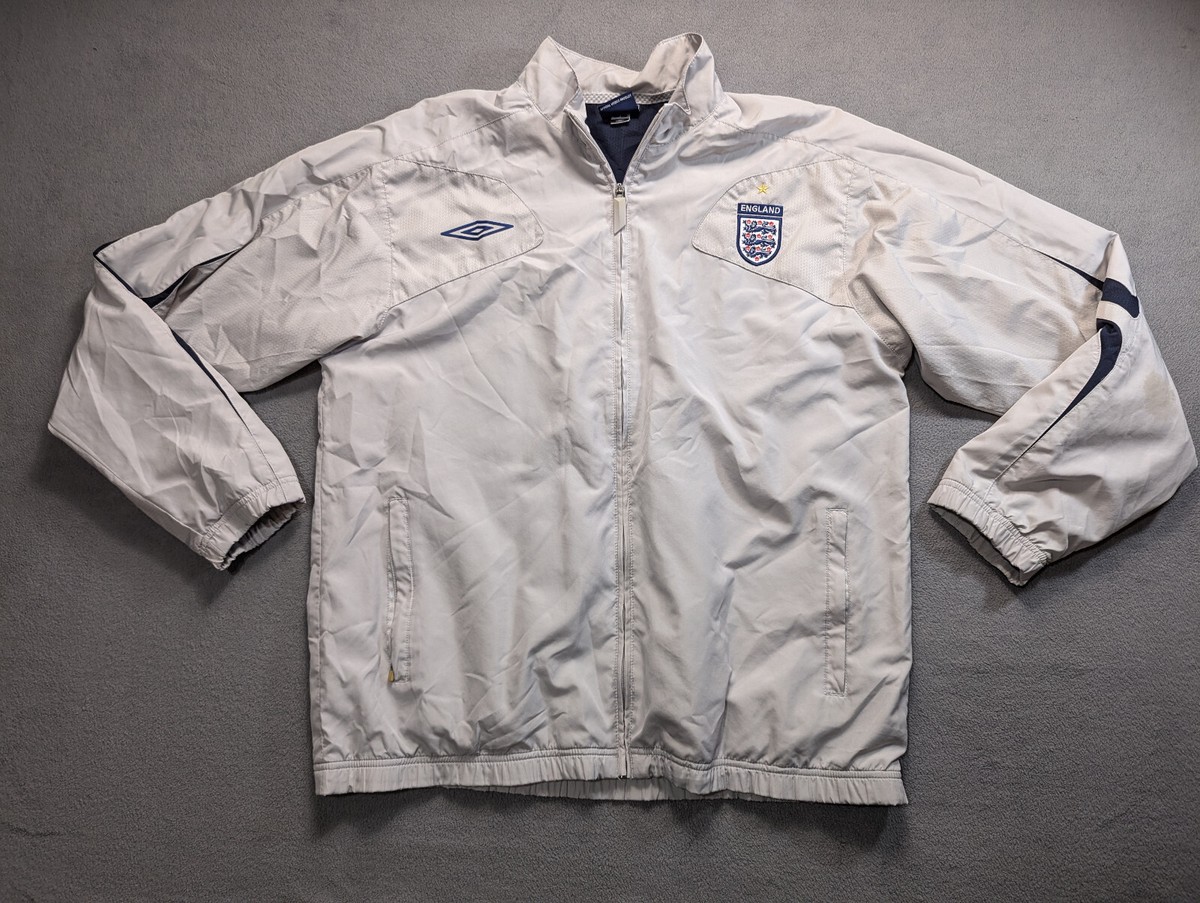 Umbro England Gray training tracksuit top full zip jacket Umbro England Gray training tracksuit top full zip jacket