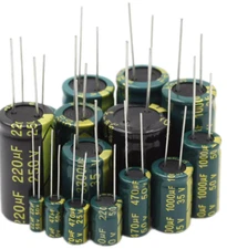 10pcs 10~500V High Frequency 105°C Radial Aluminium Electrolytic Capacitor ±20%