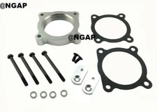 Silver Throttle Body Spacer For 05-12 Nissan Pathfinder 09-12 Suzuki Equator 4.0