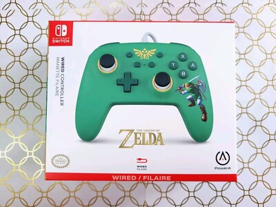 NEW Nintendo Switch Power A Wired Controller [Zelda Hyrule Defender] CIB Sealed