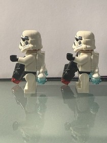 Lego Star Wars Battle Damaged Stormtrooper sw0691 75134 Lot Of 2