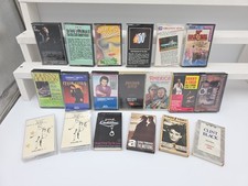 Vintage Cassette Tape Lot of 19 Conway Bee Gees 50s 60s