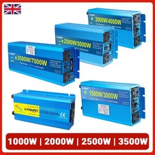 600W 2000W 3500W Pure Sine Wave Power Inverter 12V or 24V to 240V Converter USB