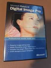 Microsoft Picture It Digital Image Pro Version 7.0 - 2 CD Set - Photo Editing