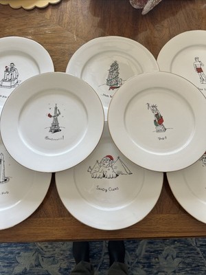 8 Merry Masterpieces Dayton Hudson Christmas 10.75  Dinner Plates