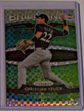 2020 Panini Prizm Power Plaid Brilliance Insert Christian Yelich /75 #B-6