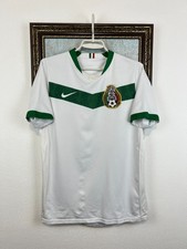Mexico Away football shirt 2006 Soccer Nike White Jersey Mens Trikot Rare Size S