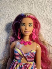 Mattel Barbie Totally Hair Star Puppe HCM89 blond HCM90 bunt Kleid Kamm (Auswahl