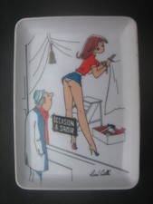 Vide-poche René Caillé humoristique sexy années 50/60 / humour coquin pin-up