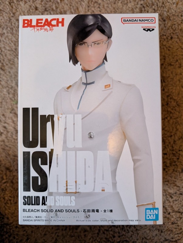 BLEACH Uryu Ishida SOLID AND SOULS Figure BANPRESTO