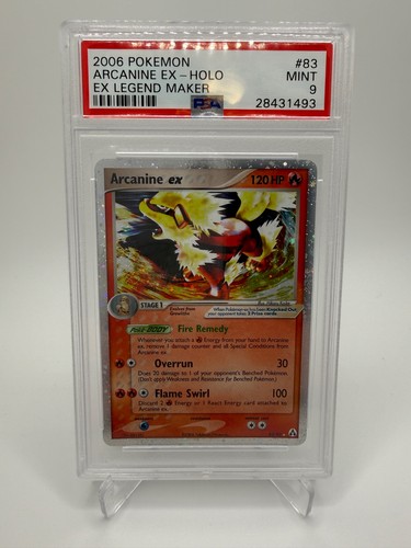 Arcanine ex graded PSA 9 for sale on eBay