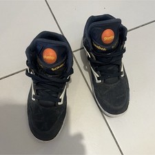Reebok Pump baskets homme montantes basket-ball à lacets noir/blanc/bleu/orange