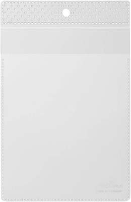 Durable Sichttasche A6, mit Schutzklappe und Lochung, 10 Stück, transparent, 230