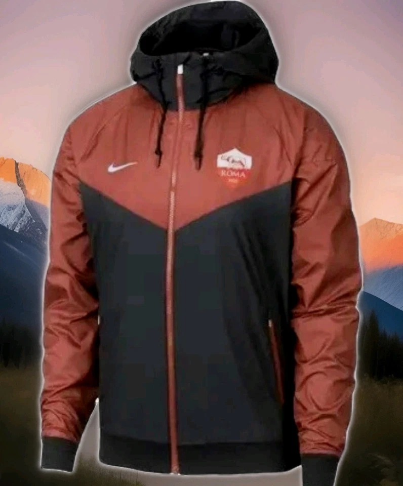 Chaqueta de calentamiento Nike As Roma Windrunner club de fútbol Aj3298 para hombre mediana Roma fútbol Foto 2 de 4