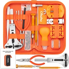 Watch Tool Kit,  213 PCS Upgraded Heavy Duty Watch Repair Kit Battery Replacemen