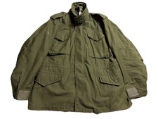 Vintage 1973 Alpha Industries M-65 Field Jacket OG-107 Size Medium Reg