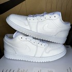 NEW Nike Air Jordan 1 Low - 'Triple White' NBY DV0990-111 Women’s Size 7