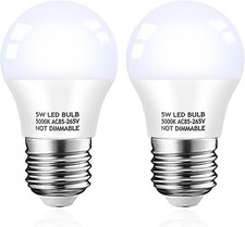 2 PACK Refrigerator Light Bulb LED 40W Waterproof Frigidaire Freezer Switch, NEW