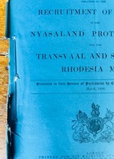 Parliamentary Papers/South Africa/Recruitment/Labour/Transvaal/Rhodesian Mines