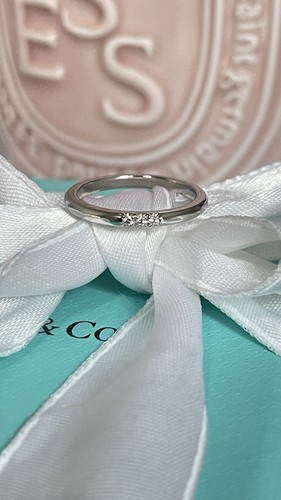 Tiffany & Co. Forever Diamond Ring in Platinum with Diamonds size 5 $1600 - Picture 15 of 24