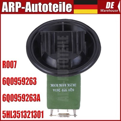 Widerstand Gebläseregler Für VW Polo 6R 9N Audi A1 A2 Seat Ibiza 3 4 Skoda Fabia
