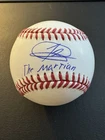 Jasson Dominguez "The Martian" Autographed Yankees Signed Baseball FANATICS COA