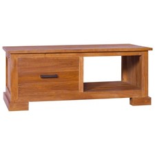 Mobile Porta TV 90x50x37 cm Teak Massello Madia Arredo Scaffale Armadio vidaXL