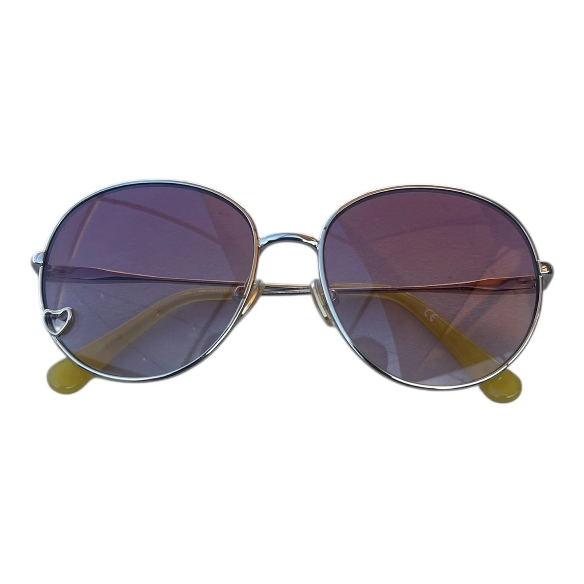 CHLOE CC0006S 001 Gold Round Teen/  Kid\'s 52 mm Sunglasses Out Door Yellow Stem Kits.ca -- Chloe CC0006S main image 3