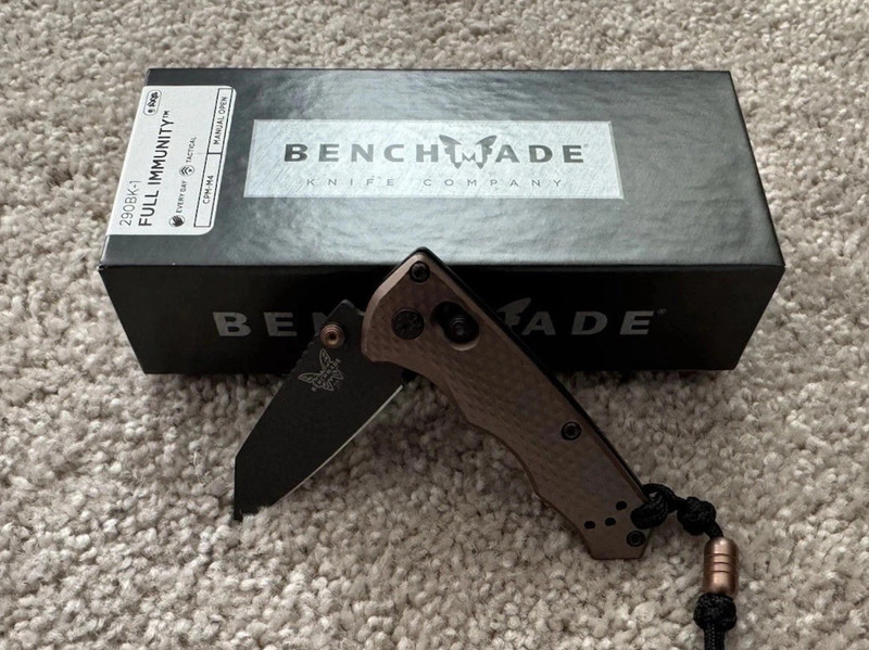 Benchmade 290BK-1  Full Immunity Dark Earth 2.49''  Burnt Bronze Pocket Knife