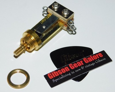 Gibson Les Paul Switch Gold 3 Way Straight Switchcraft Long Guitar Parts Project