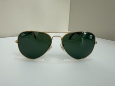 Ray  Ban RB3025 Aviator Sunglasses Polished Arista Gold Frame Classic G  15 Green