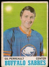 1970 71 OPC O-Pee-Chee #131 Gilbert Gil Perreault Rookie Rc Good + Buffalo HOF