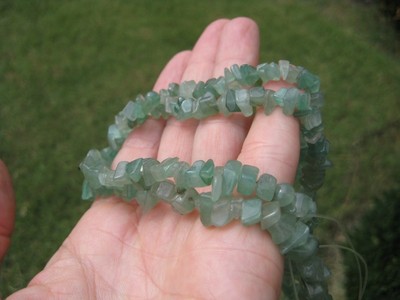 Natural Aventrine Crystal polished Chip Stone Beads bead strand