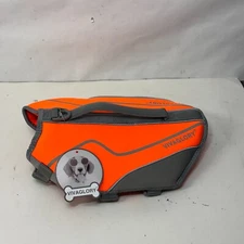 vivaglory dog life jacket orange