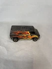 Vintage 1974 Hot Wheels Black Van with Flames Toy & Hobbies Collectible Used