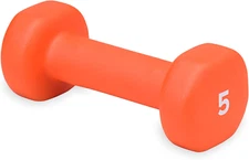 Gaiam Dumbbell Hand Weight (Sold in Singles) - Neoprene Coated Exercise & Fitnes