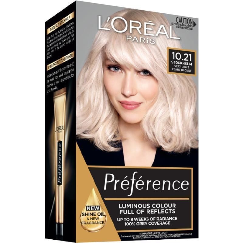 L'Oreal Paris Preference 10.21 Very Very Light Pearl Blonde