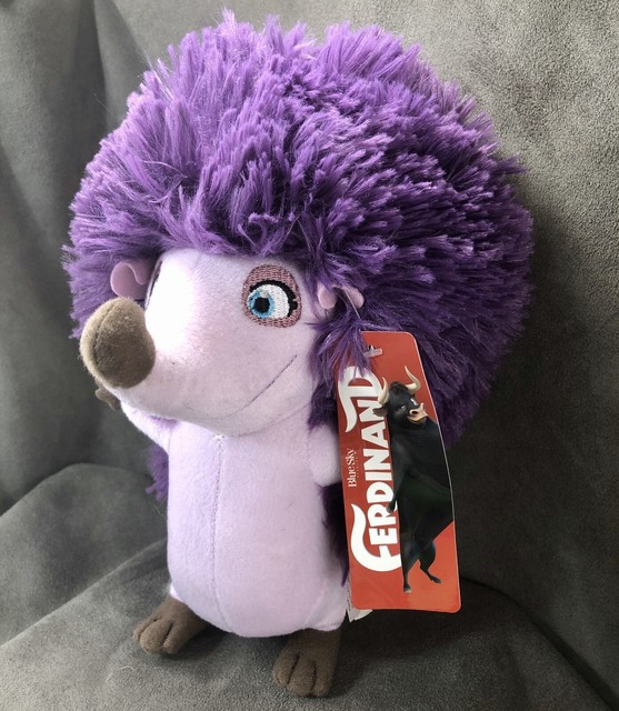 New FERDINAND Movie Una the Hedgehog Plush Stuffed Toy Factory Tags Purple Soft! | eBay