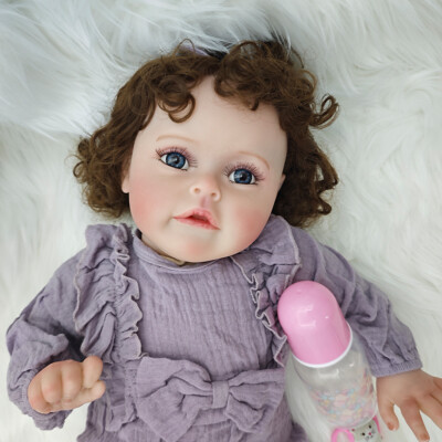 24'' Lifelike Reborn Baby Dolls Sue-Sue Vinyl Cloth Body Reborn