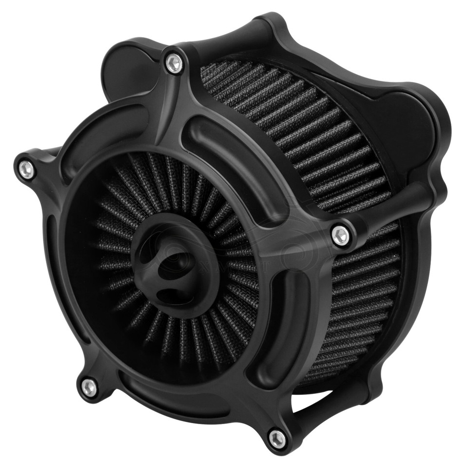 Turbine Spike Air Cleaner Black Intake Filter Set For Harley Softail Road King eBay