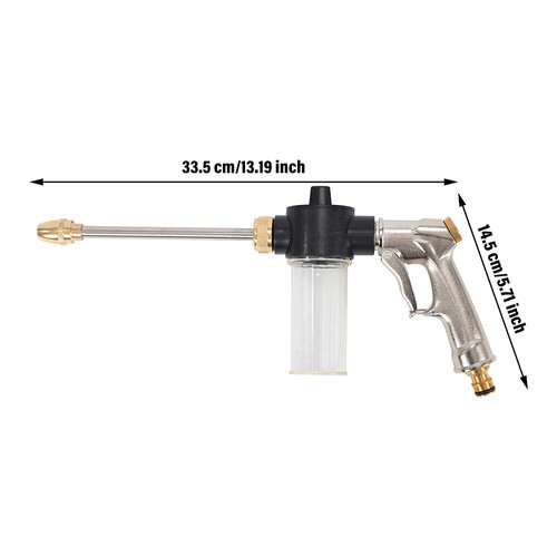 High Pressure Power Washer Water Spray Gun Nozzle Wand Attachment Garden Hose - Picture 6 of 16