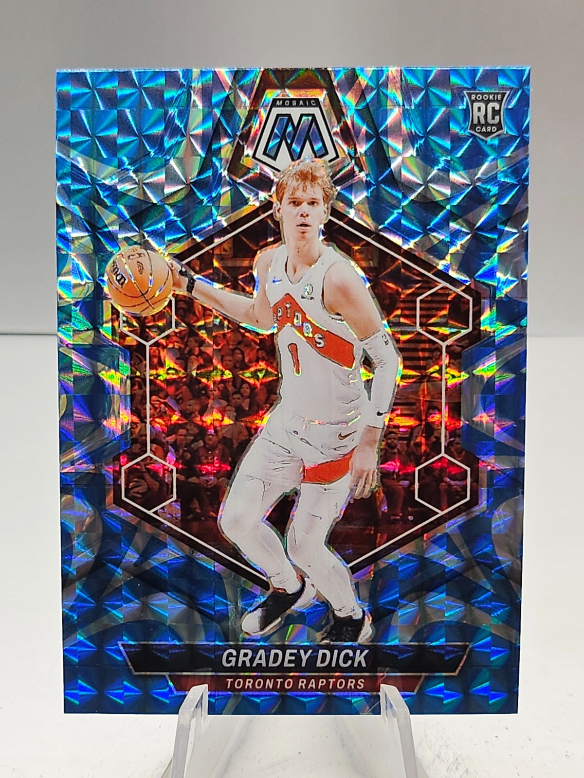 2023-24 Panini Mosaic Gradey Dick Reactive Blue Rookie #239